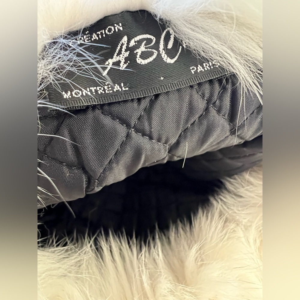 Vintage ABC Furs White Leather Fox Fur Hat - Picture 9 of 9